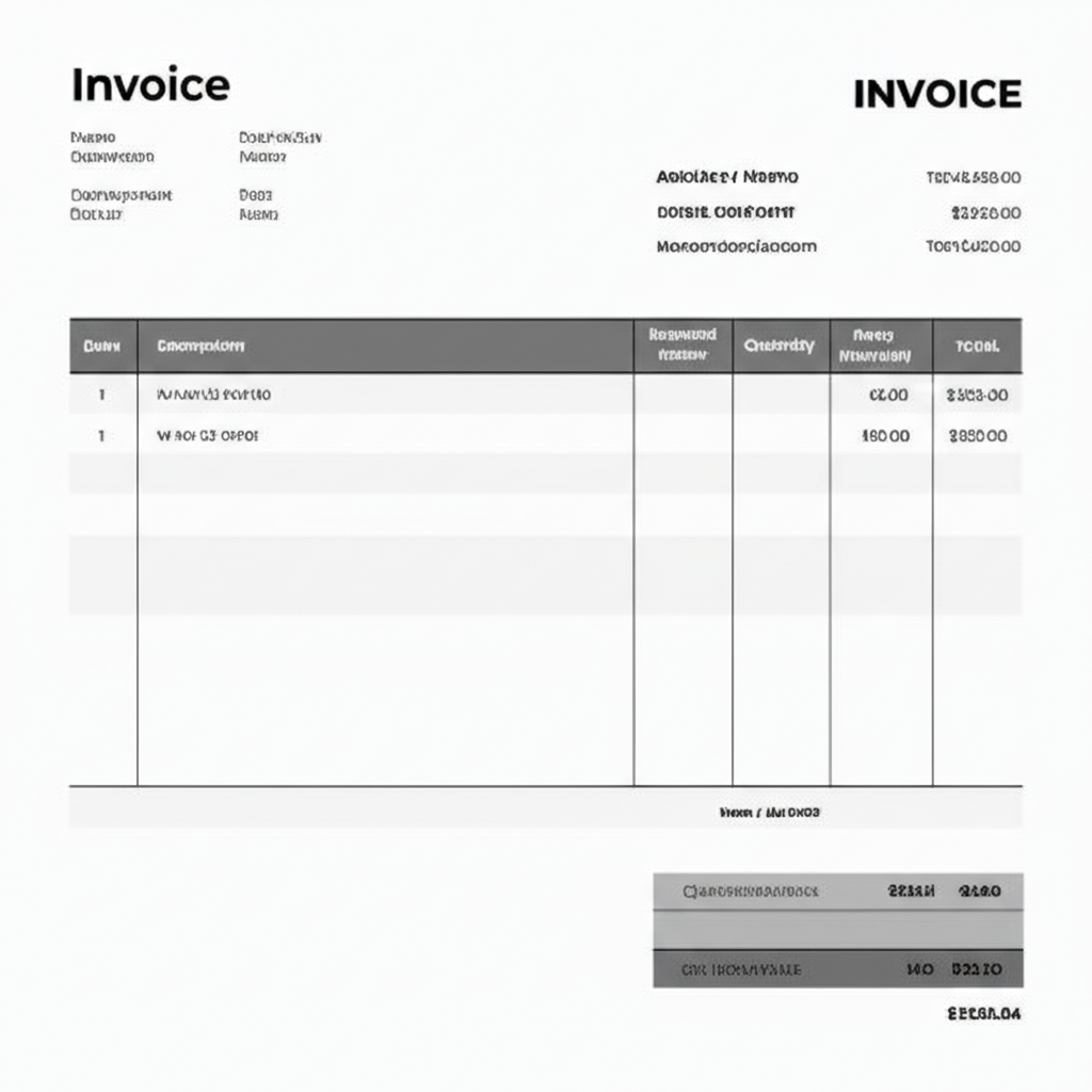 Professional Invoice Template